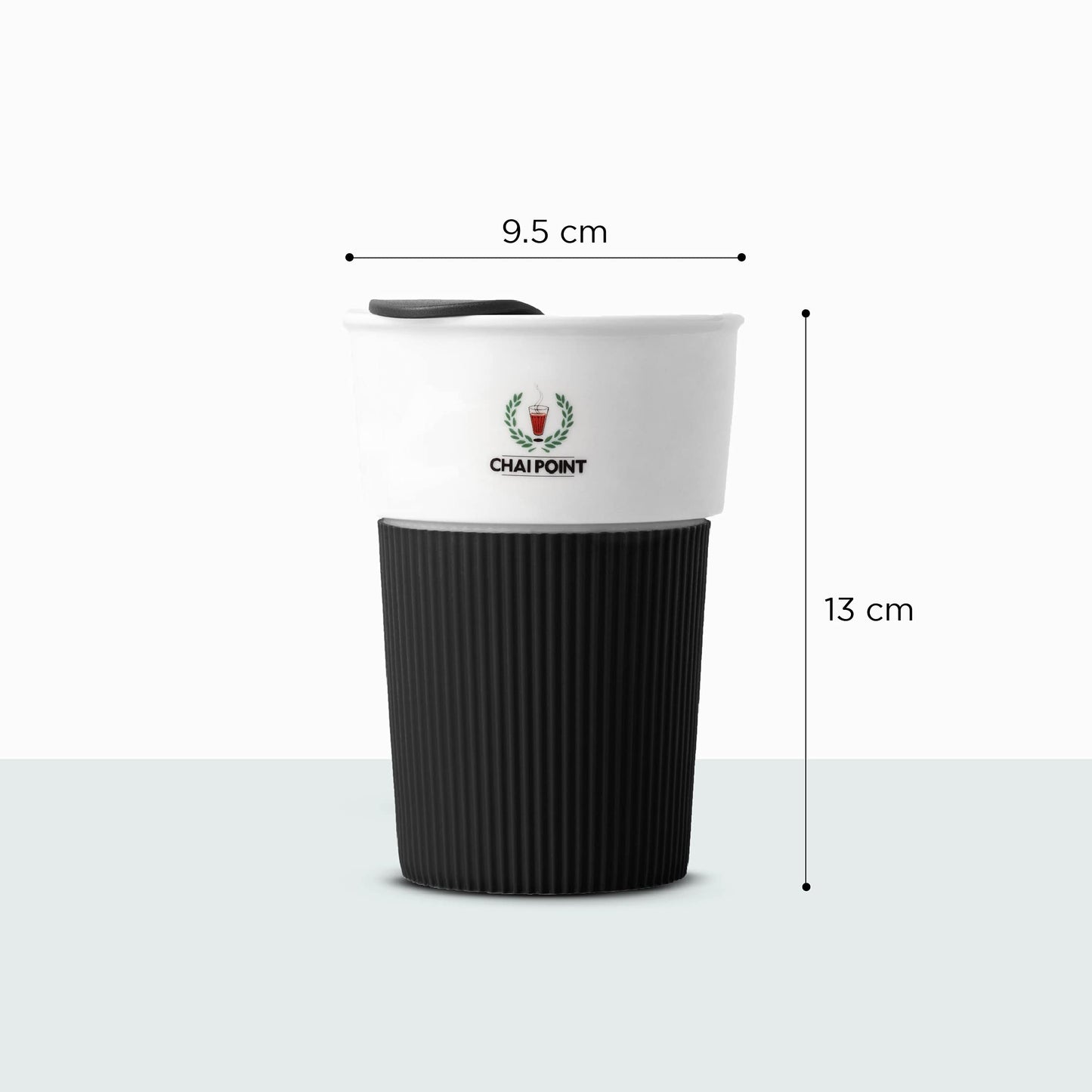 Ceramic Sipper Mug (Black)