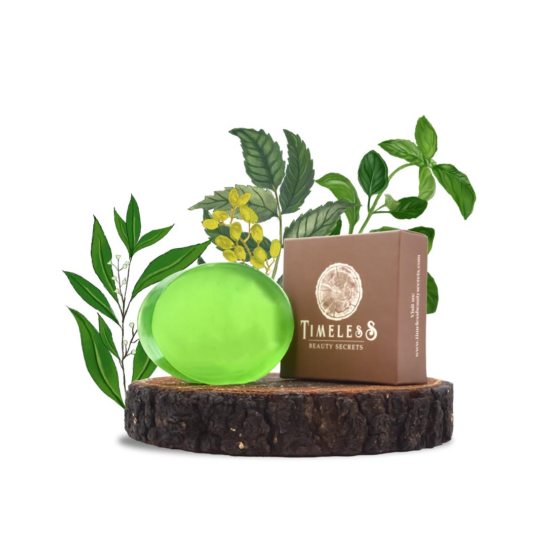 Unisex Indian Neem & Basil Glycerine Organic Soap Tea Tree 75g