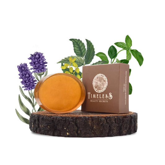 Women's Indian Neem & Basil Glycerine Organic Soap Lavender 75g