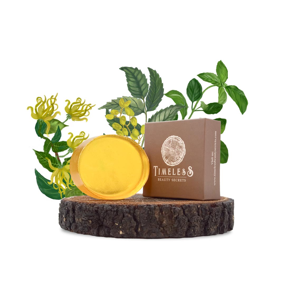 Women's Indian Neem & Basil Glycerine Organic Soap Ylang Ylang 75g