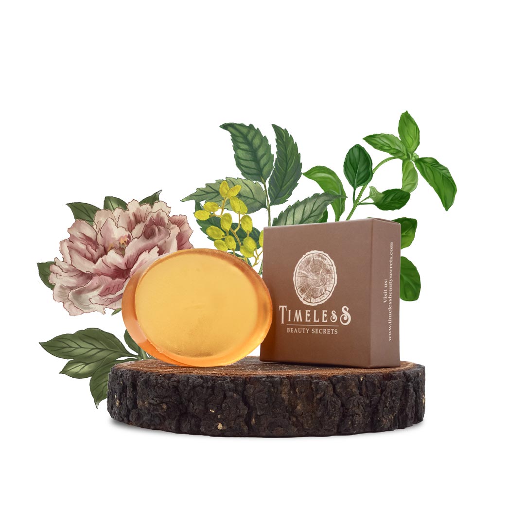 Women's Indian Neem & Basil Glycerine Organic Soap Peony 75g