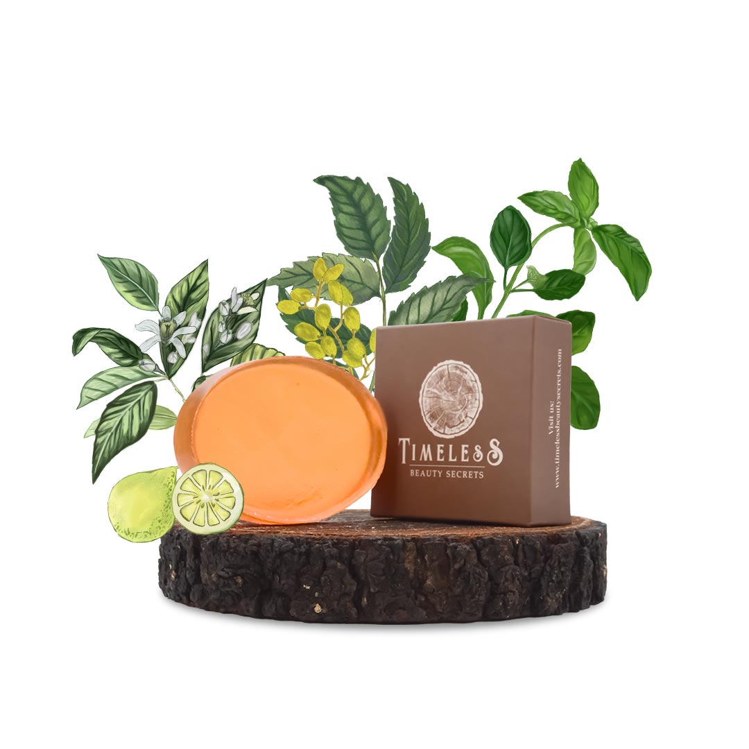 Men's Indian Neem & Basil Glycerine Organic Soap Bergamot 75g