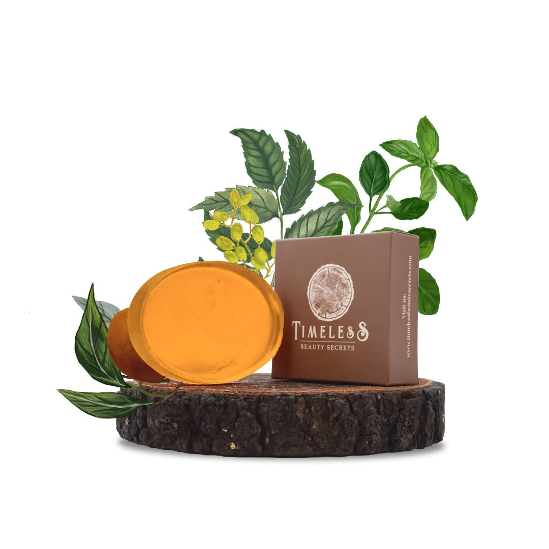Men's Indian Neem & Basil Glycerine Organic Soap Neroli 75g