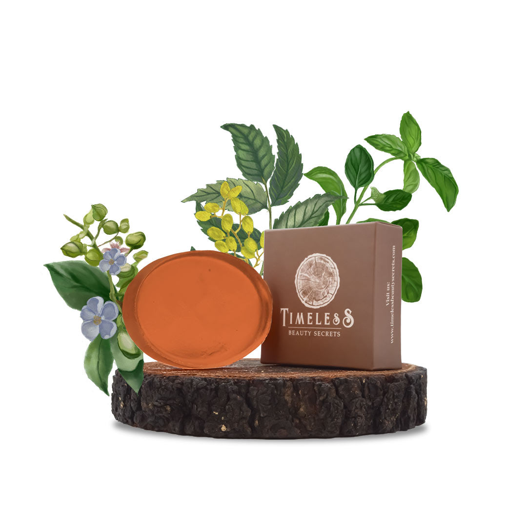 Men's Indian Neem & Basil Glycerine Organic Soap Tonka Beans 75g