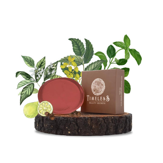 Men's Indian Neem & Basil Glycerine Organic Soap Clove & Bergamot 75g