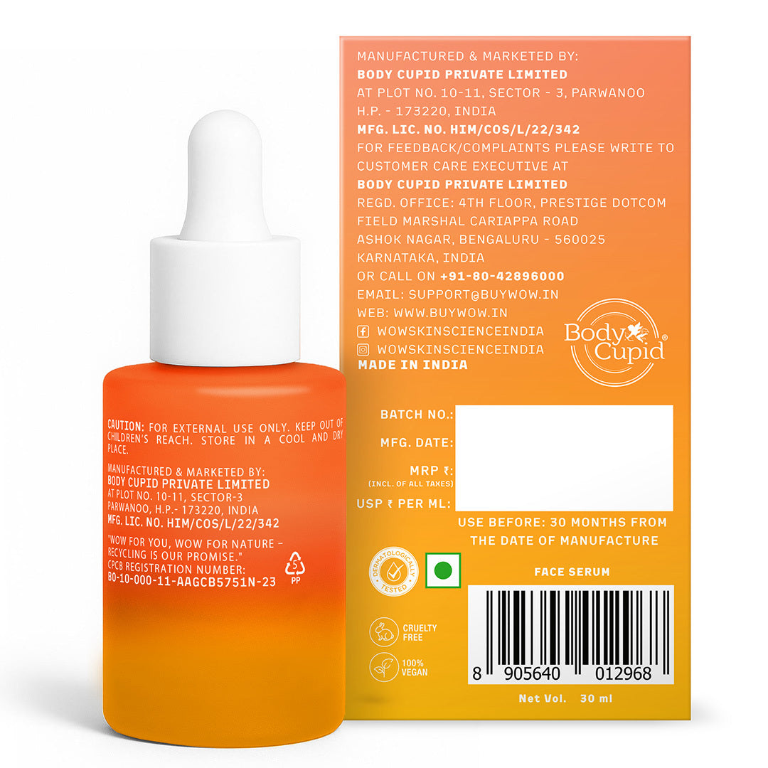 20% Vitamin C Face Serum Radiance Boost & Dark Spot Fading