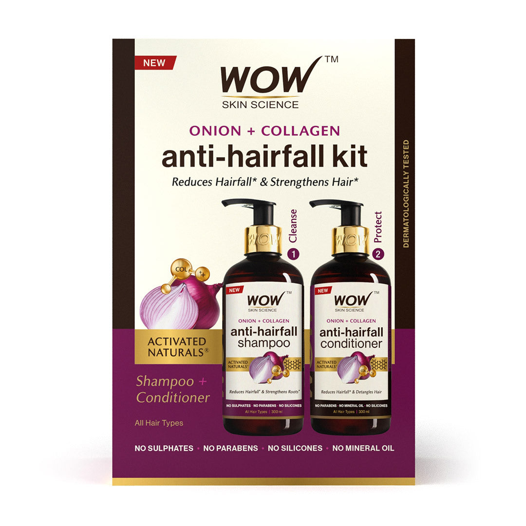 Onion Hair Fall Control Duo Kit Prevents Hair Fall & Promotes Healthy 600ml