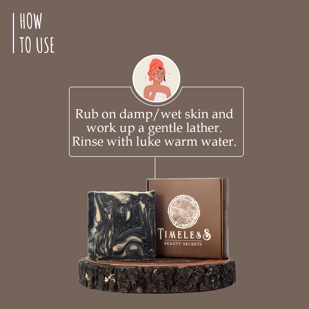 Egyptian Activated Carbon & Oats Artisanal Soap For Men - Oily & Combination Skin With Craft Beer 120g