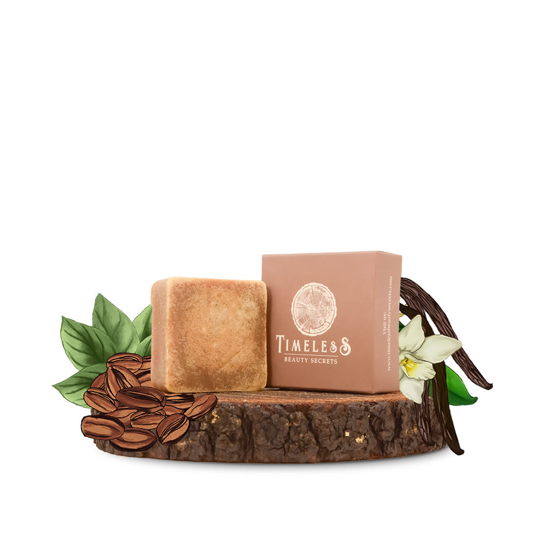 Ottoman Coffee & Vanilla Butter Soap For All Skin Types Fragrance Free 75g