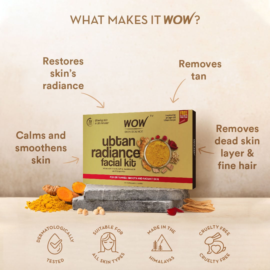 Ubtan Radiance Facial Kit Achieve Glowing Skin