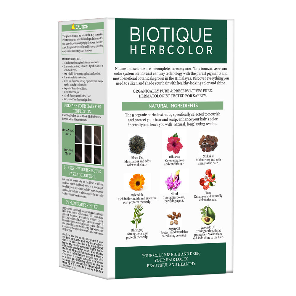 Biotique Herbcolor 4N  Brown