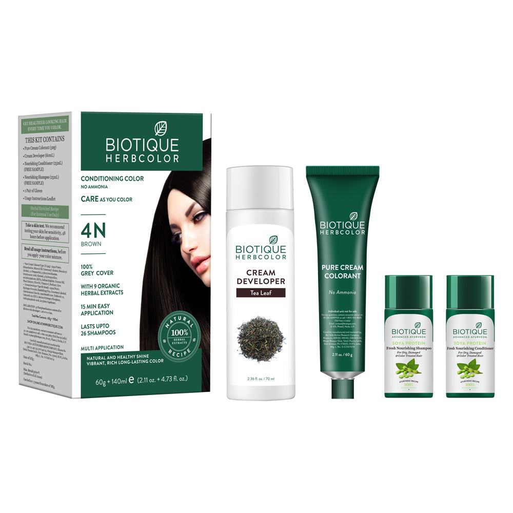 Biotique Herbcolor 3N Darkest Brown