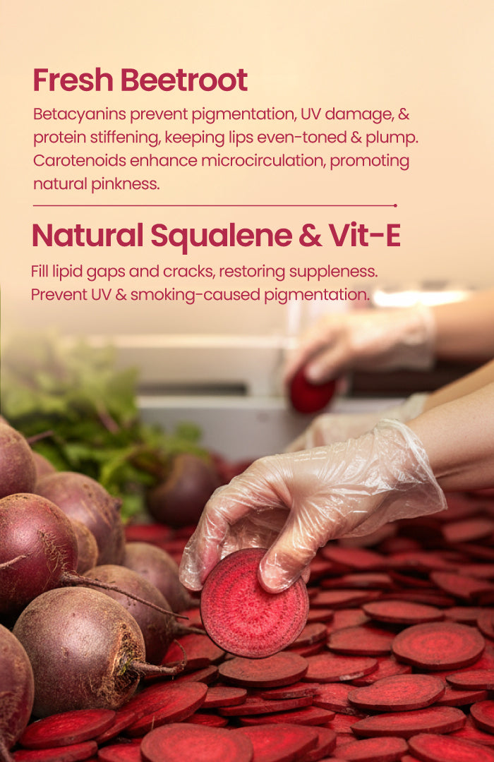 Beetroot Squalane Vit-E Lip Butter 8g × 1