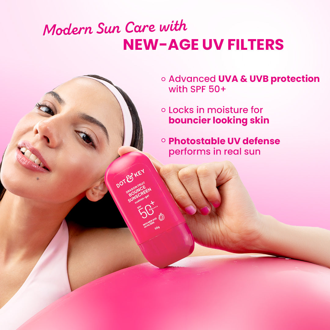 Dot & Key Dragon Fruit Bounce Sunscreen In-Vivo Tested SPF 50+ PA++++ 50g