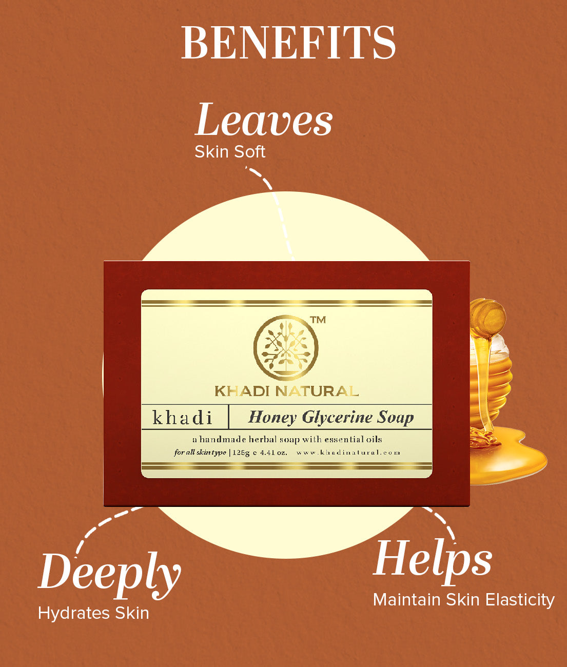 Honey Glycerine Soap 125gm 125g