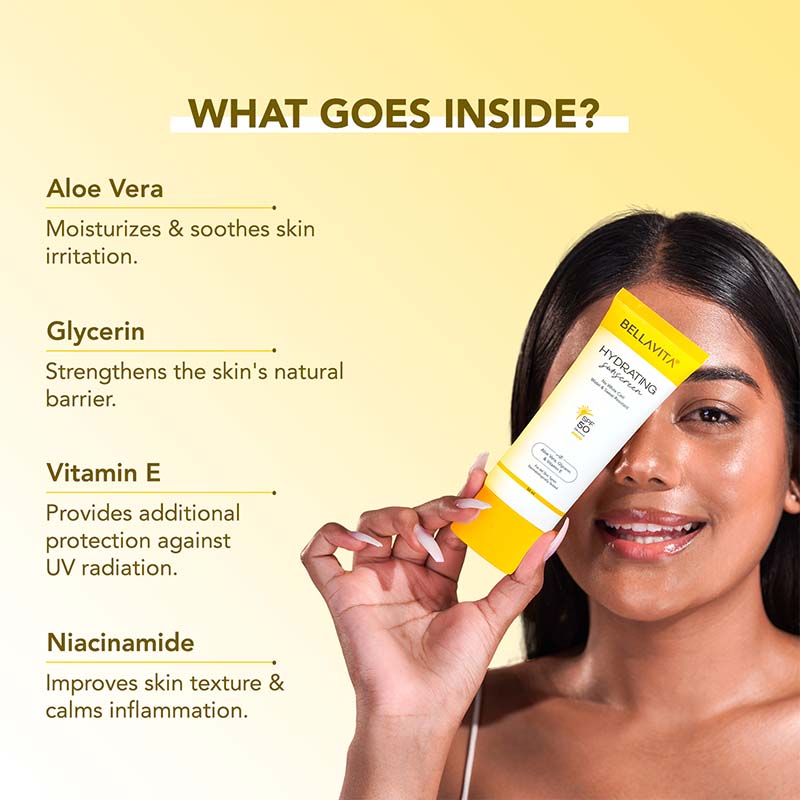 Hydrating Sunscreen SPF 50 PA+++  (Pack of 3)