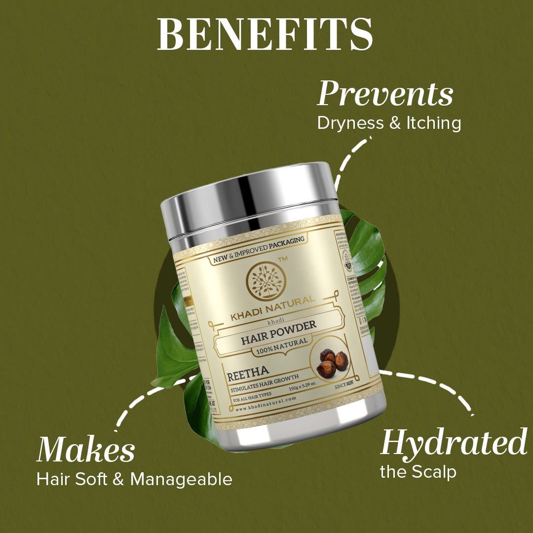 Organic Reetha Powder For Hair Cleanser 150gm