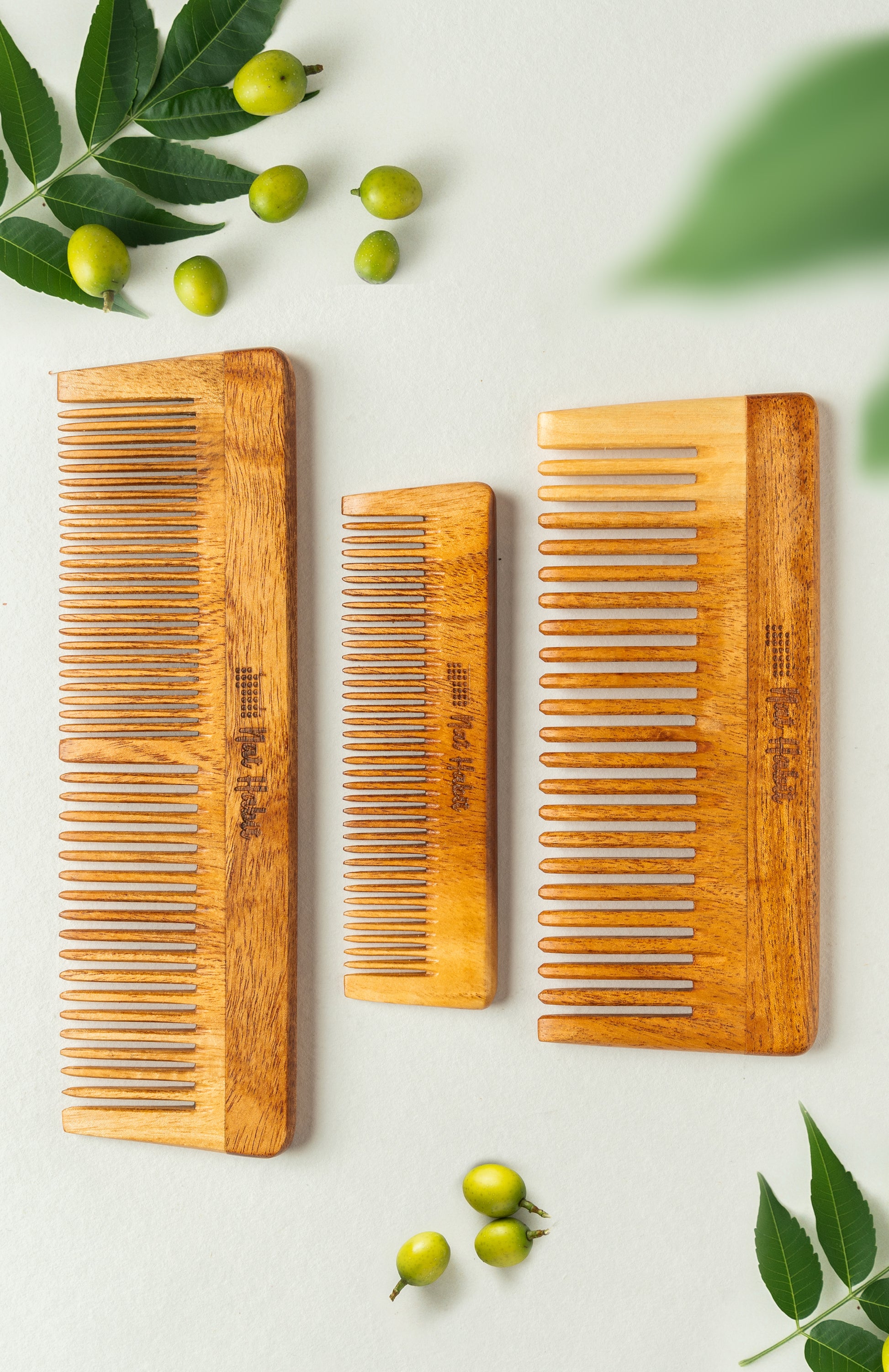 Dual + Pocket + Wide (Shampoo) Tooth Combo Pack of 3