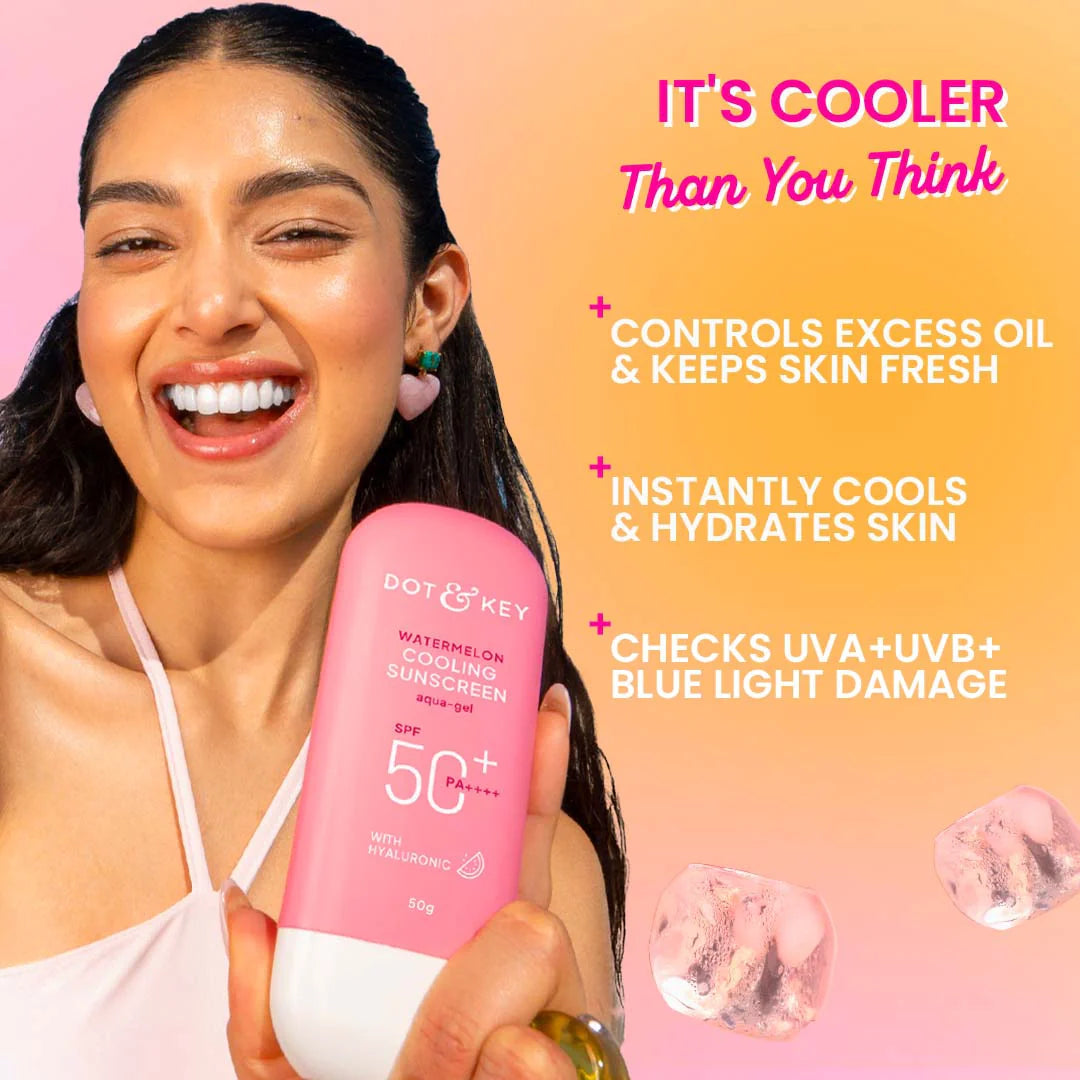 SPF 50+ Watermelon Sunscreen 50g-Pack of 2 100g