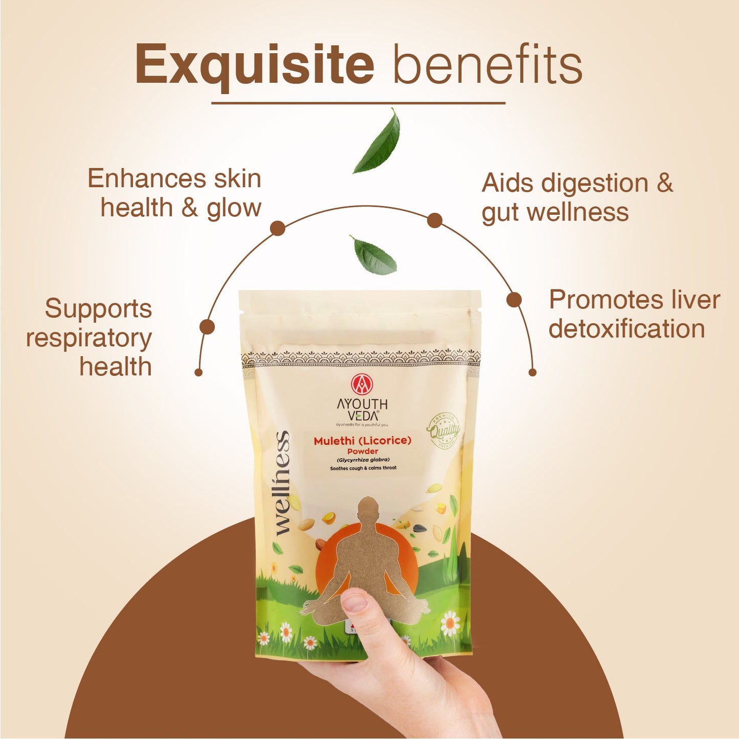 Mulethi (Liquorice) Powder- For Respiratory and Digestive Wellness Net Qty: 200g 200g