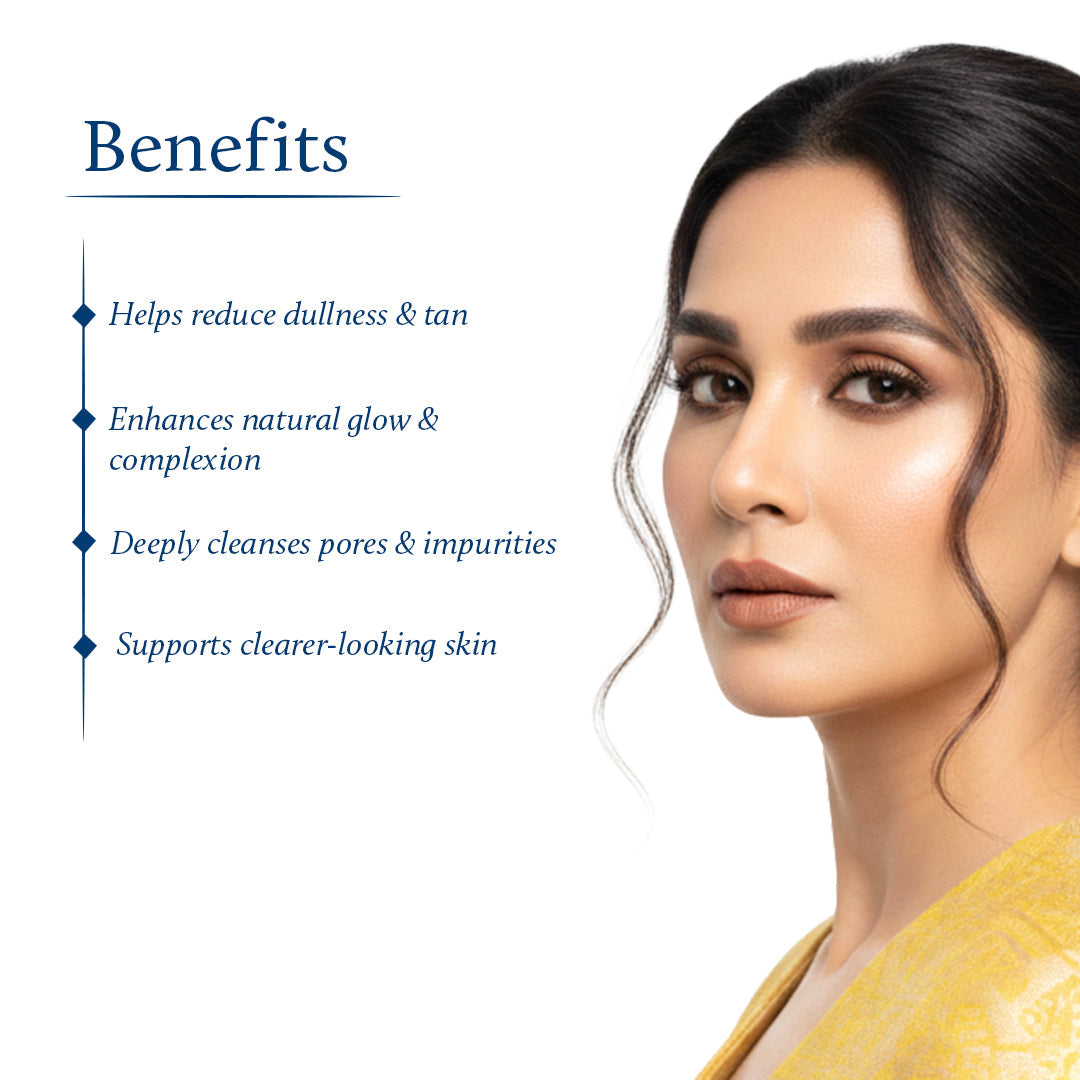 Gold Swaran Bhasam Face Wash for Glowing Skin | Face Wash for Women & Men (10 Herbs) 200ml