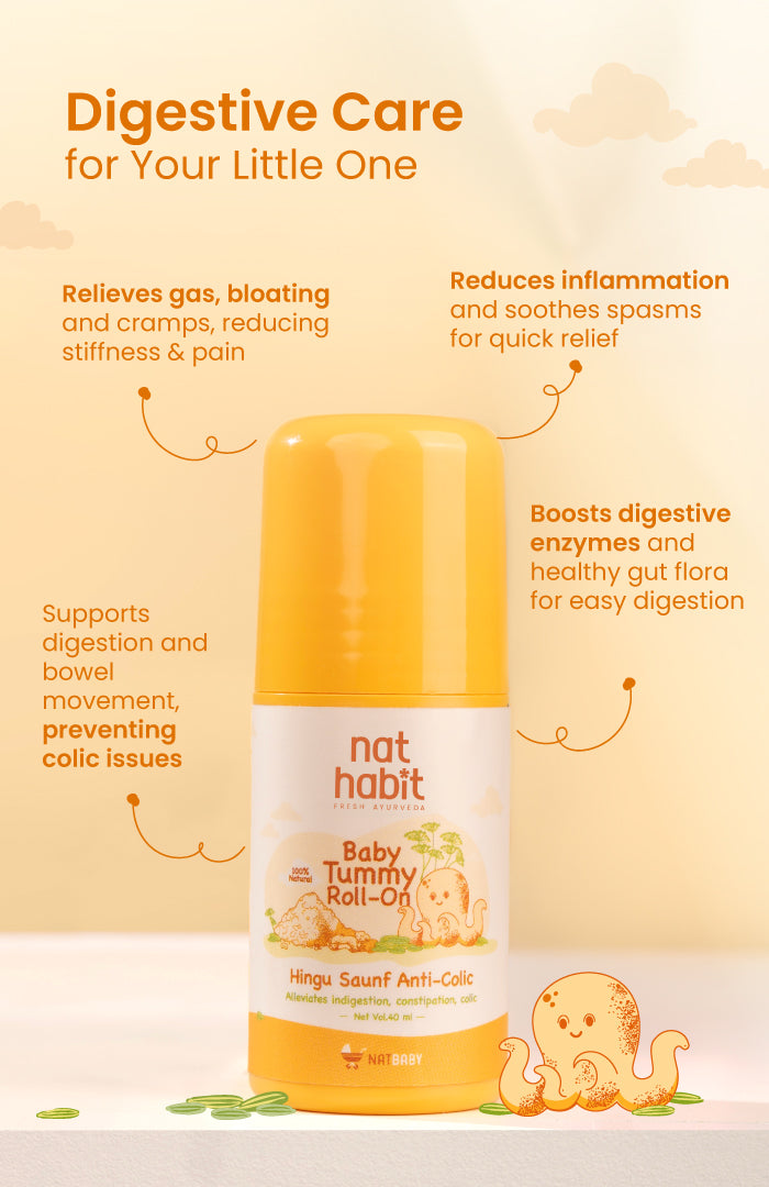 Hingu Saunf Anti-Colic Tummy Roll-On 40ml