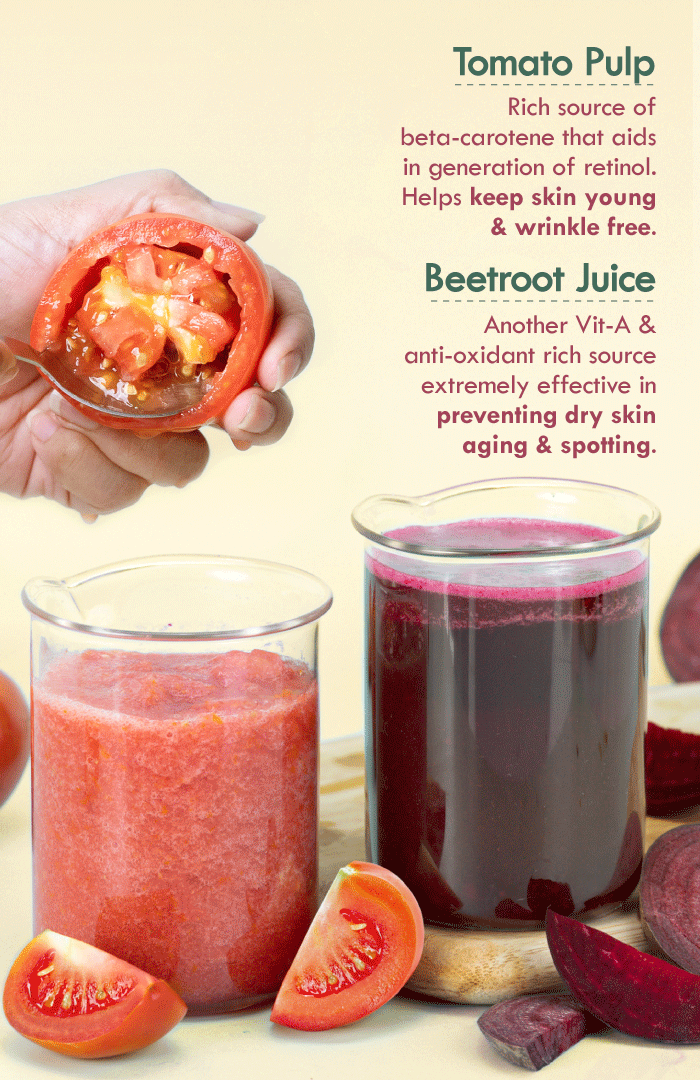 Active Beetroot Tomato Vit-A Gel Moisturiser 50g × 2