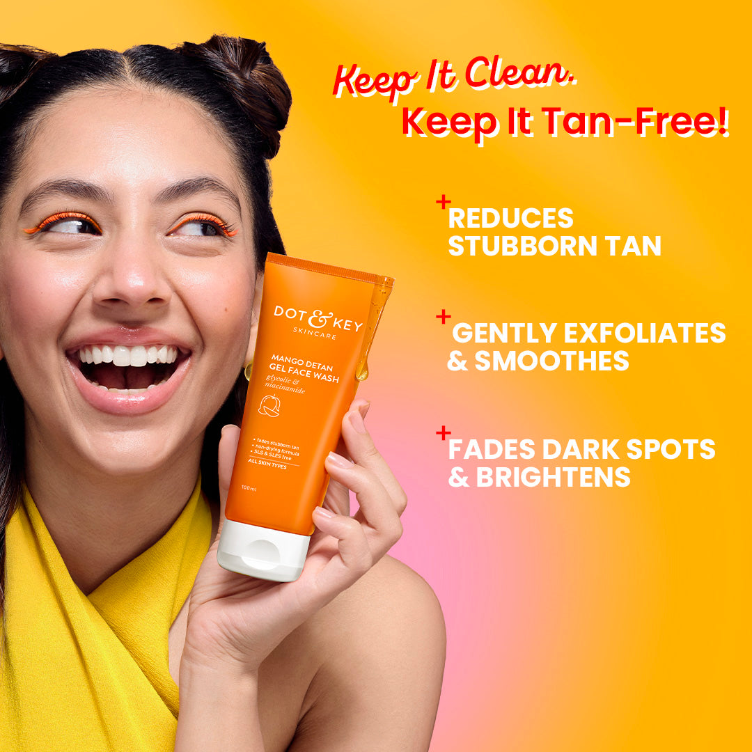 Mango Detan Gel Face Wash -FREE 100ml