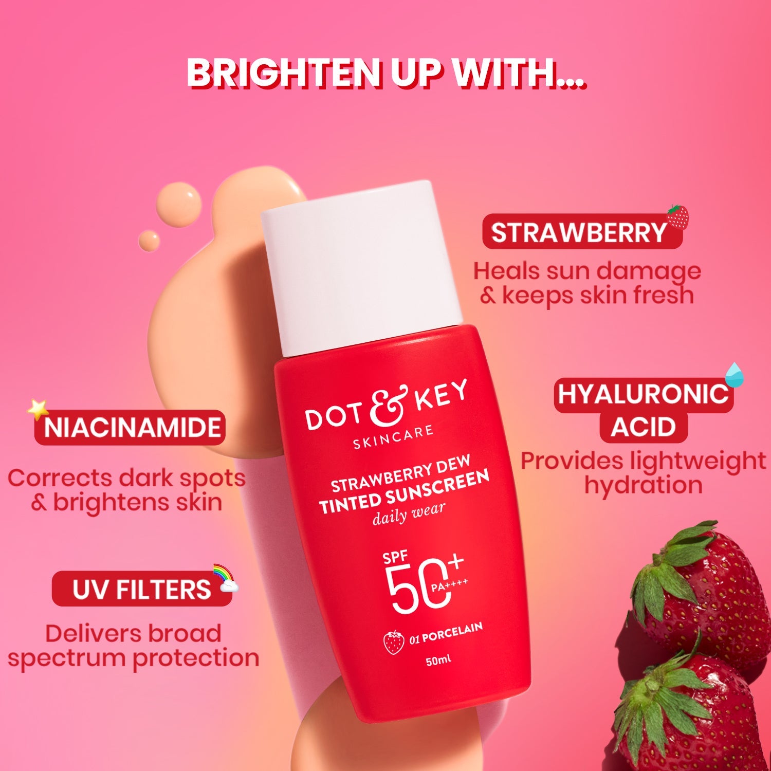 Strawberry + Niacinamide Bright Skin Duo 80ml