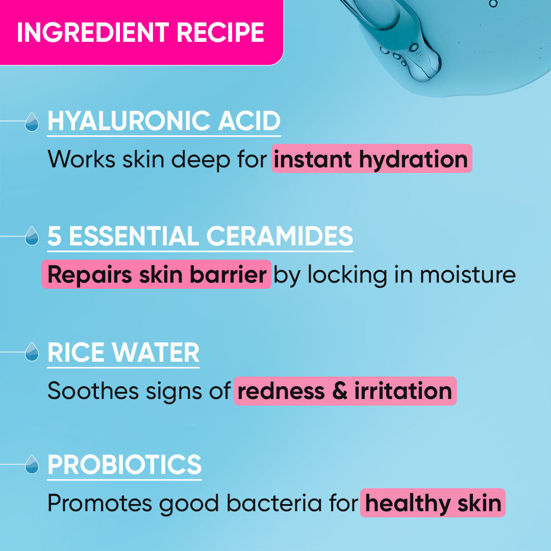 Hyaluronic & Ceramides Hydrating Face Serum 30ml