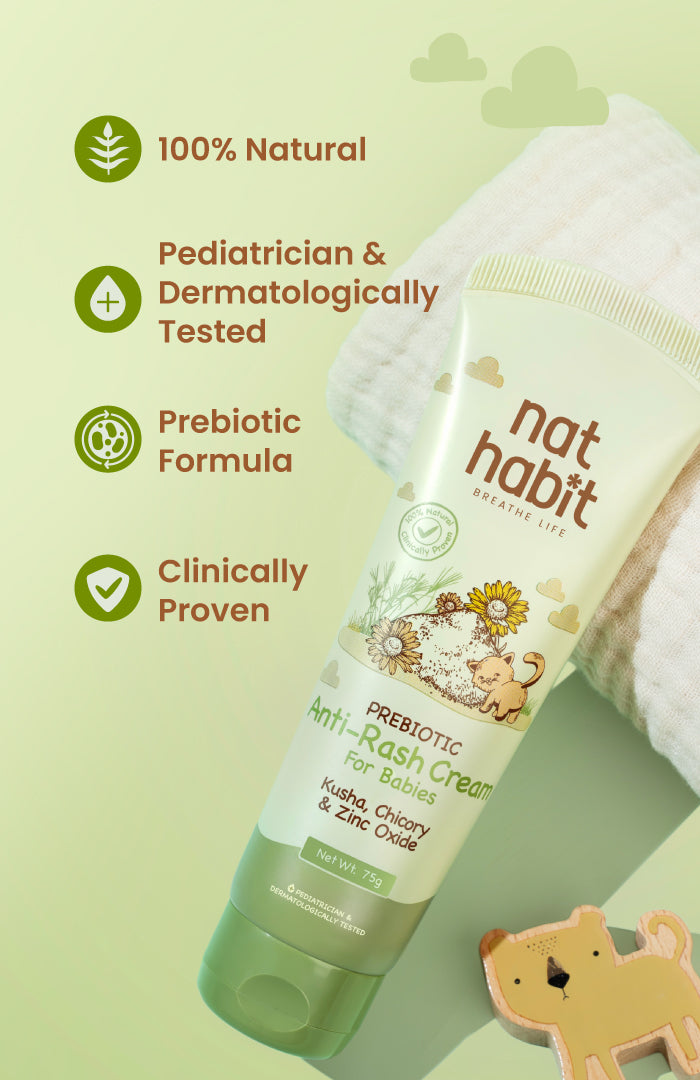 Prebiotic Anti-Rash Cream for Babies 100g-v1