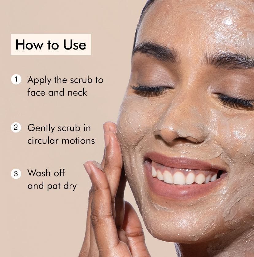 Coffee Face Scrub with Walnut - 100 g