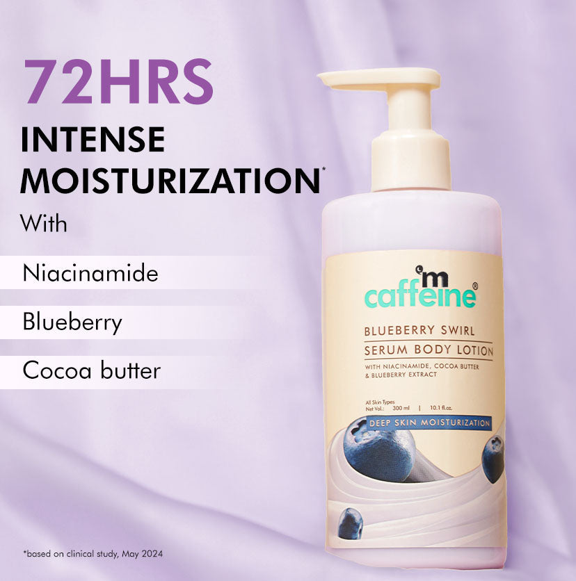 Blueberry Swirl Serum In Body Lotion With Niacinamide