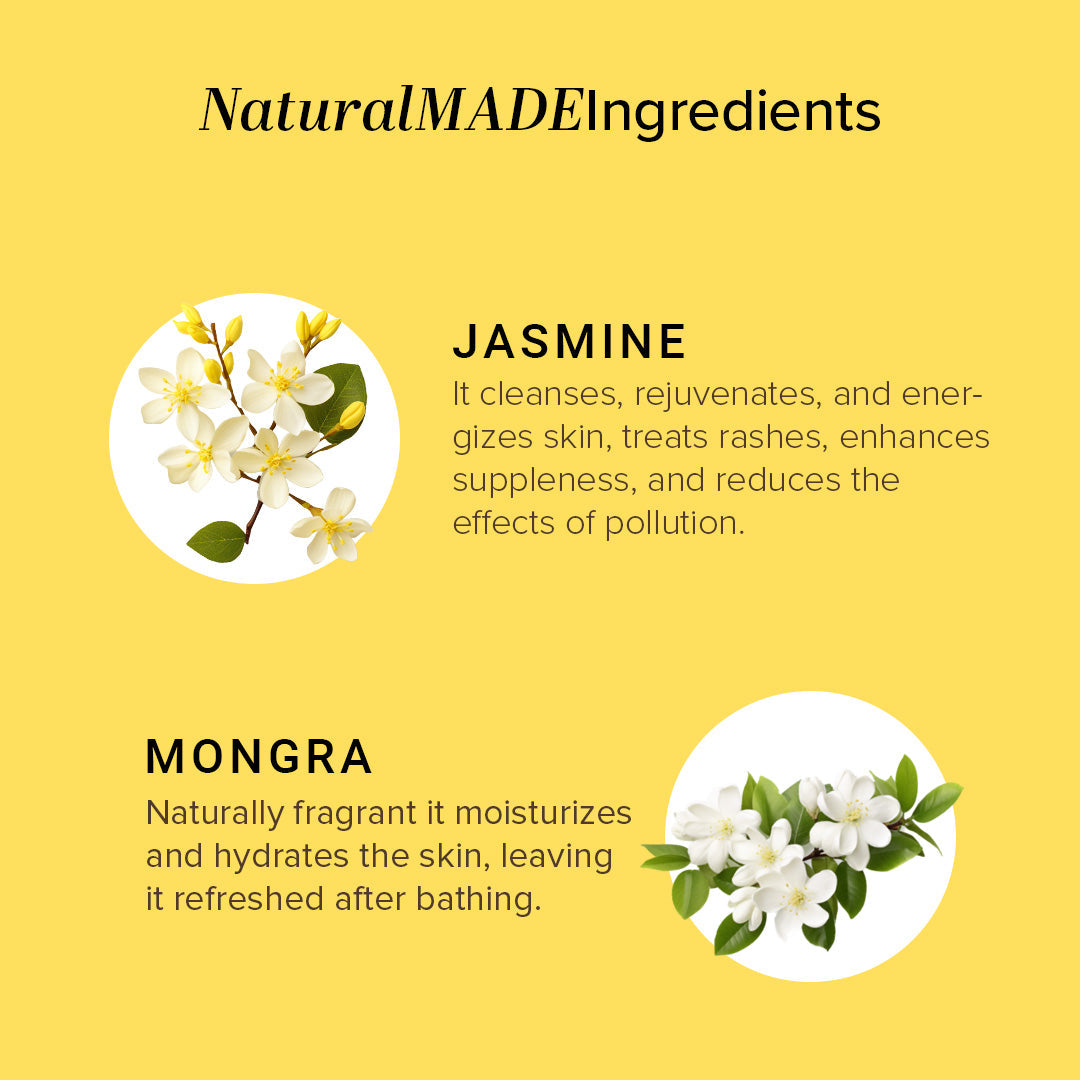 Jasmine & Mongra Body Wash SLS & Paraben Free 210ml