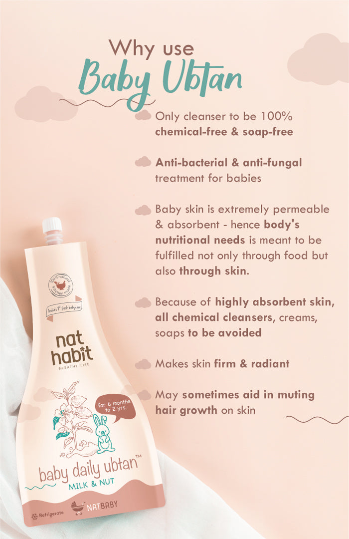 Fresh Baby Daily Ubtan - Milk & Nut 80g × 2個