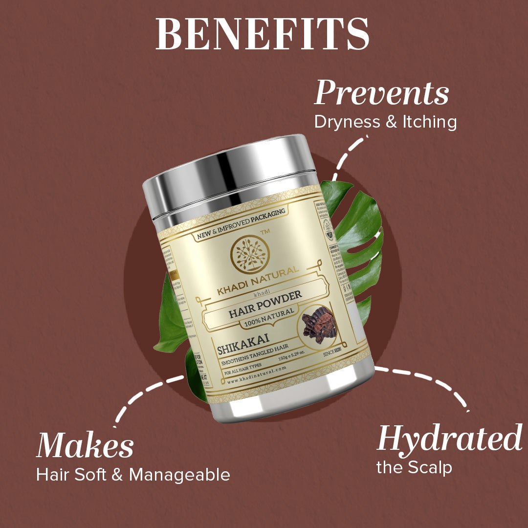 Organic Shikakai Powder For Hair Wash 150gm