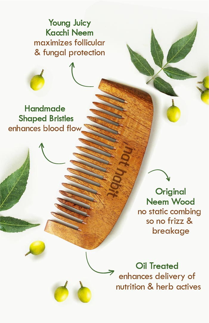 Kacchi Neem Bounce Comb 2個セット