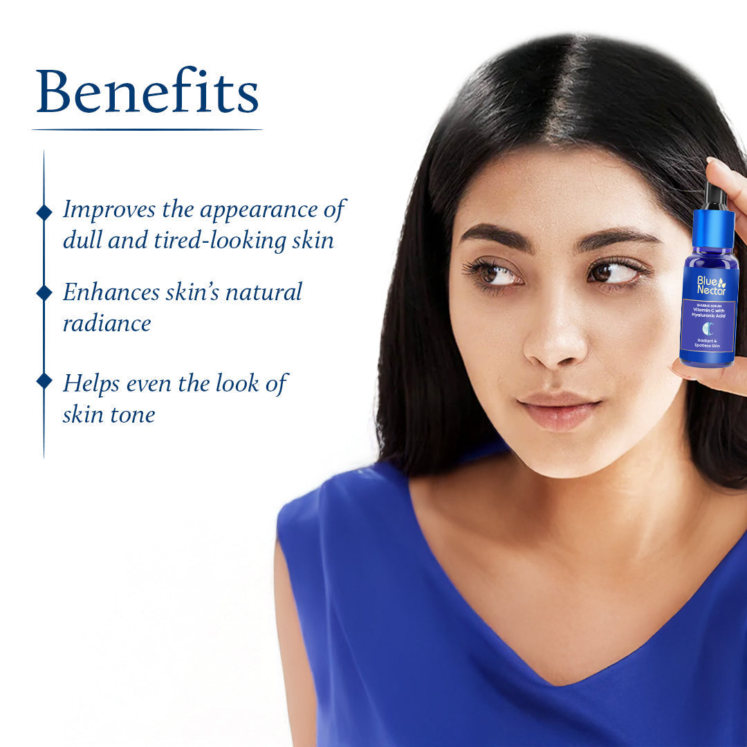 Best Vitamin C Serum for Face with Radiant & Spotless Skin (9 herbs, 30ml) (30ml + Gua Sha) 30ml