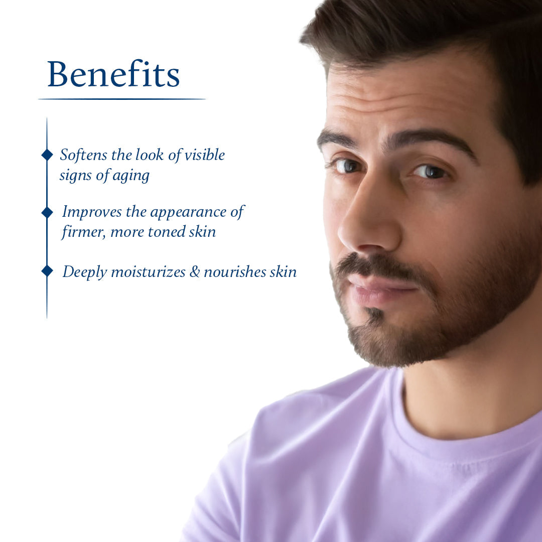Shubhr Anti-Wrinkle and Anti-Aging Face Cream for Men with Saffron & Sandalwood (14 Herbs, 50g) 50g