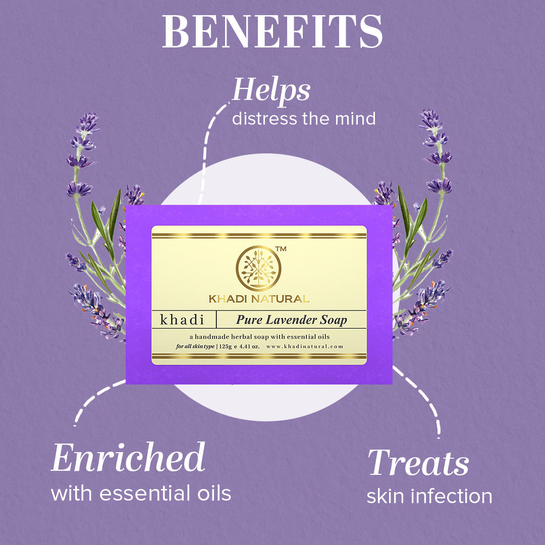 Pure Lavender Soap 125gm