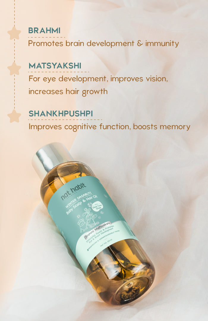 Brahmi Matsyakshi Winter Baby Hair & Scalp Oil 110ml