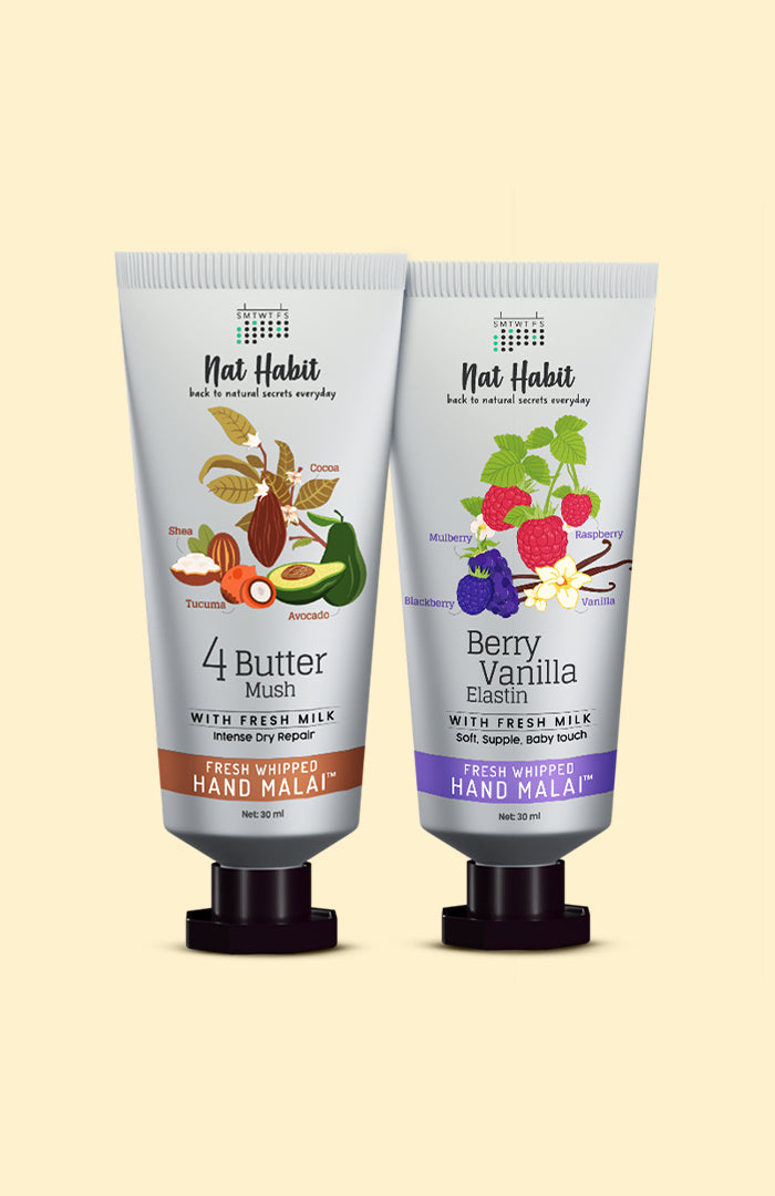 Berry Vanilla & 4 Butter Hand Malai 30ml-x2