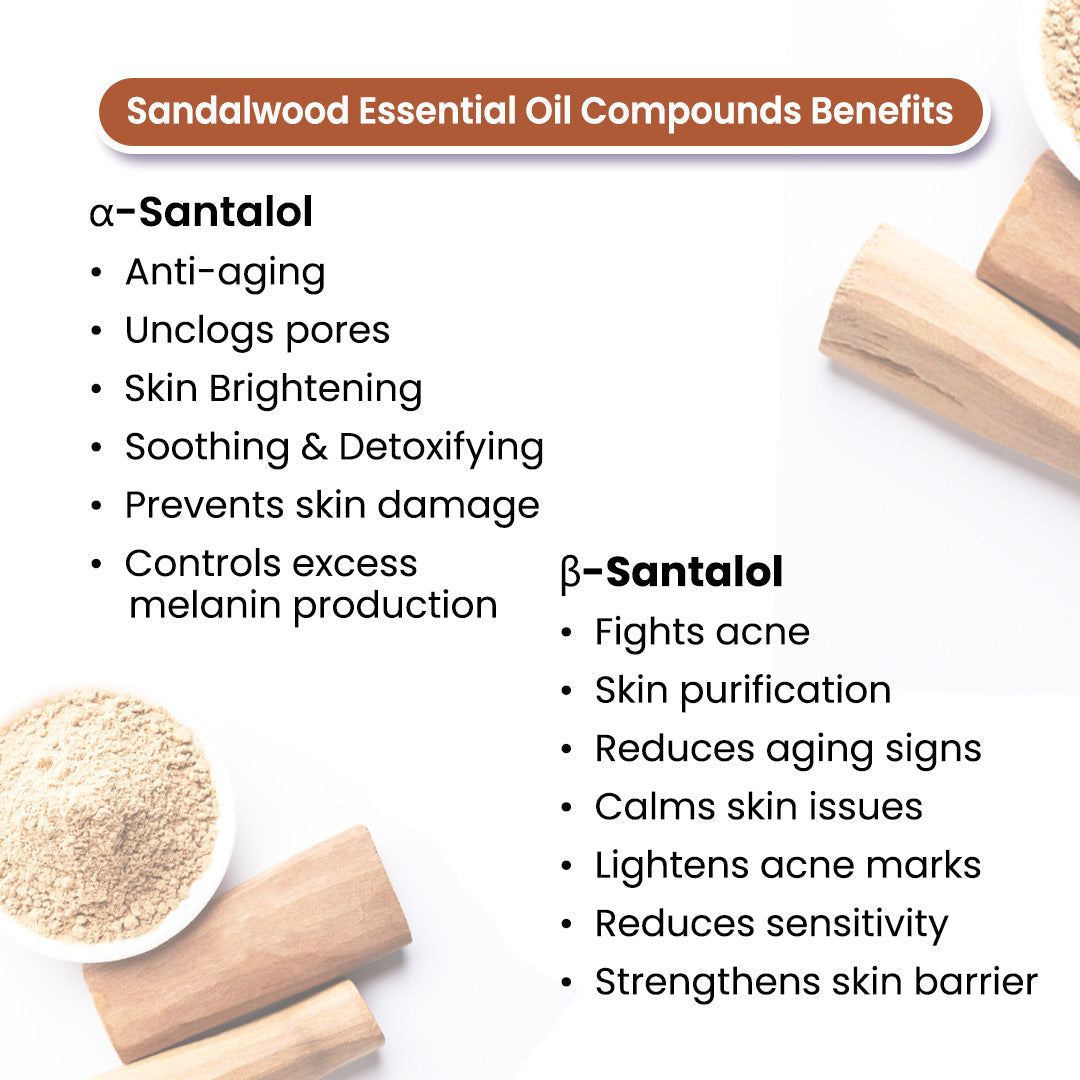 Sandalwood Body Oil - Anti-Ageing, Anti-Acne, Deep Moisturising For Glowing Skin; Non-Sticky, Quick-Absorbing 400ml