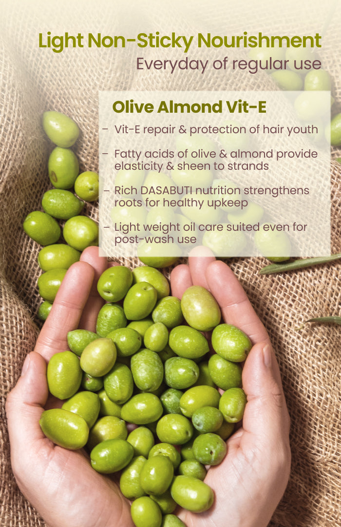 Olive Almond Vit E Dasabuti Hair Oil 100ml