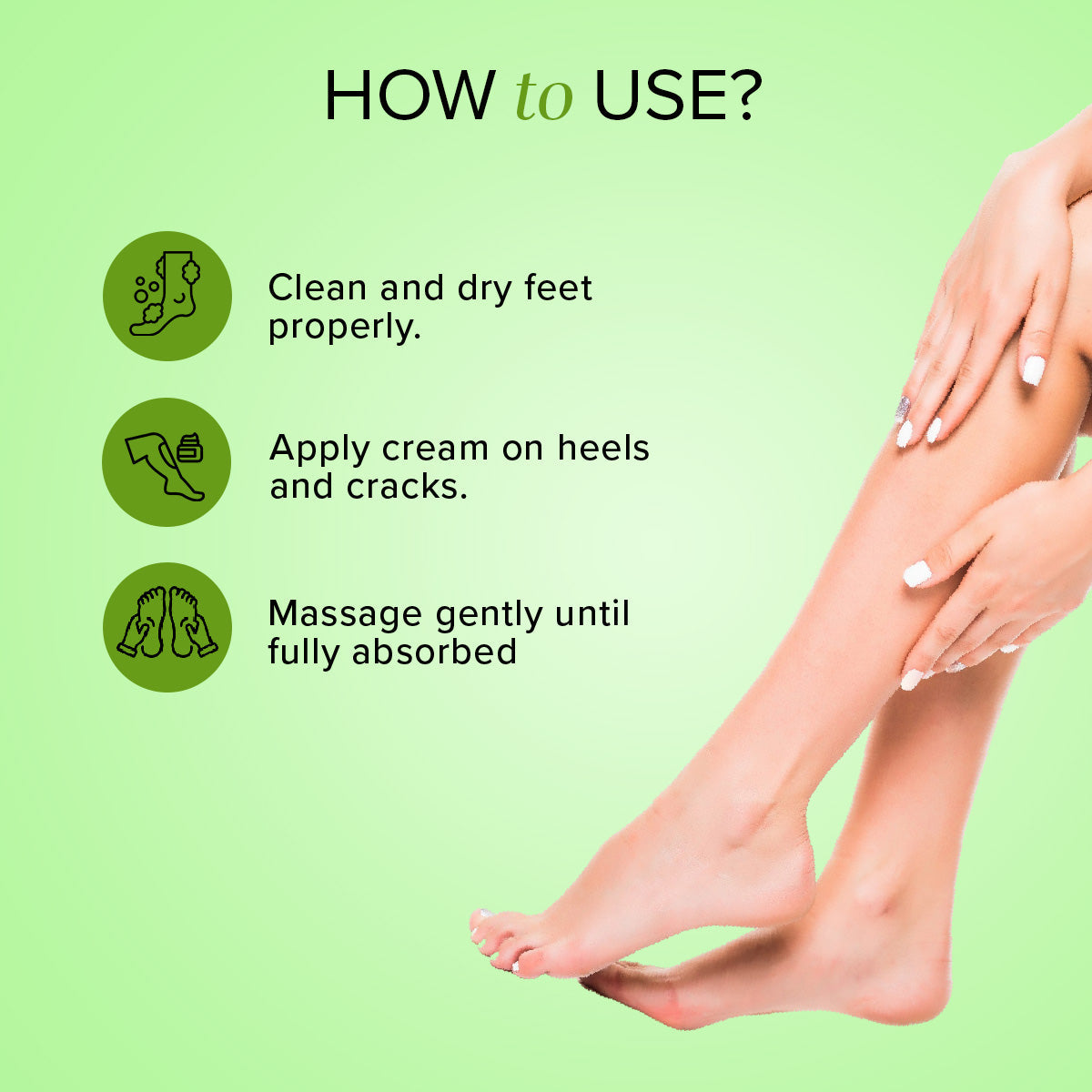 Jasmine & Green Tea Herbal Foot Crack Cream with Sheabutter 100gm