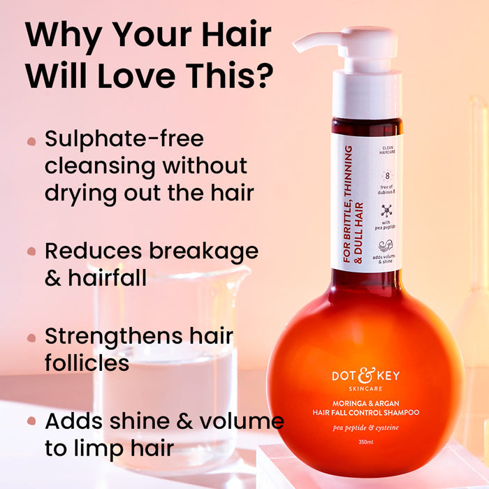 Moringa & Argan Oil Hair Fall Control Shampoo 200ml