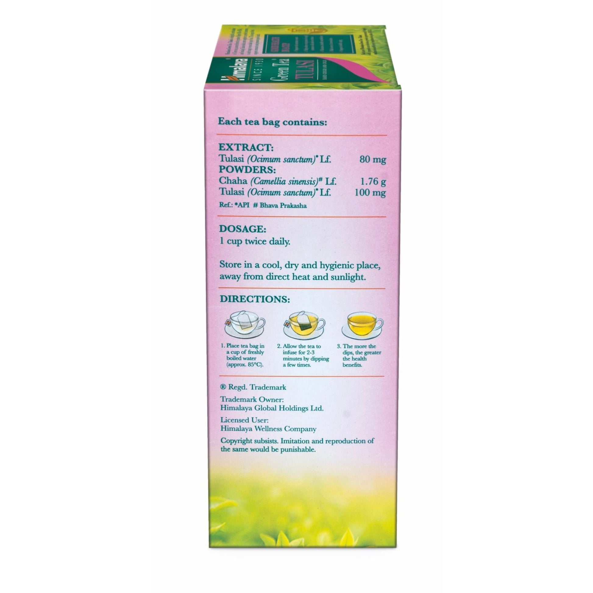 GREEN TEA TULASI 2G´20s + COMPLETE CARE TOOTHPASTE 80G FREE OFFER PACK 2G 20'S