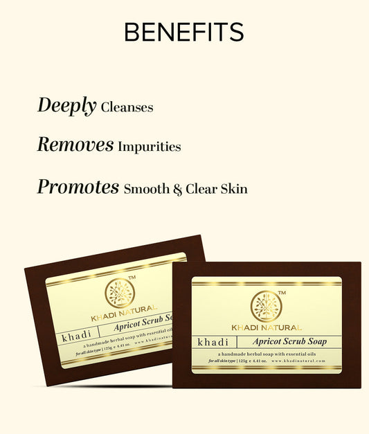 Apricot Scrub Soap Combo Pack Of 5 125gm Each