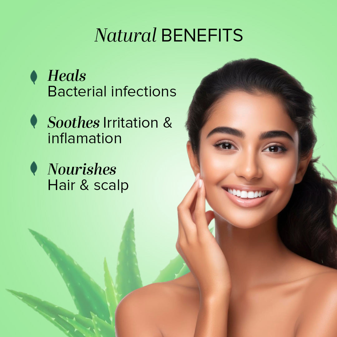 Aloe Vera Transparent Gel Combo Pack of 2 200gm Each