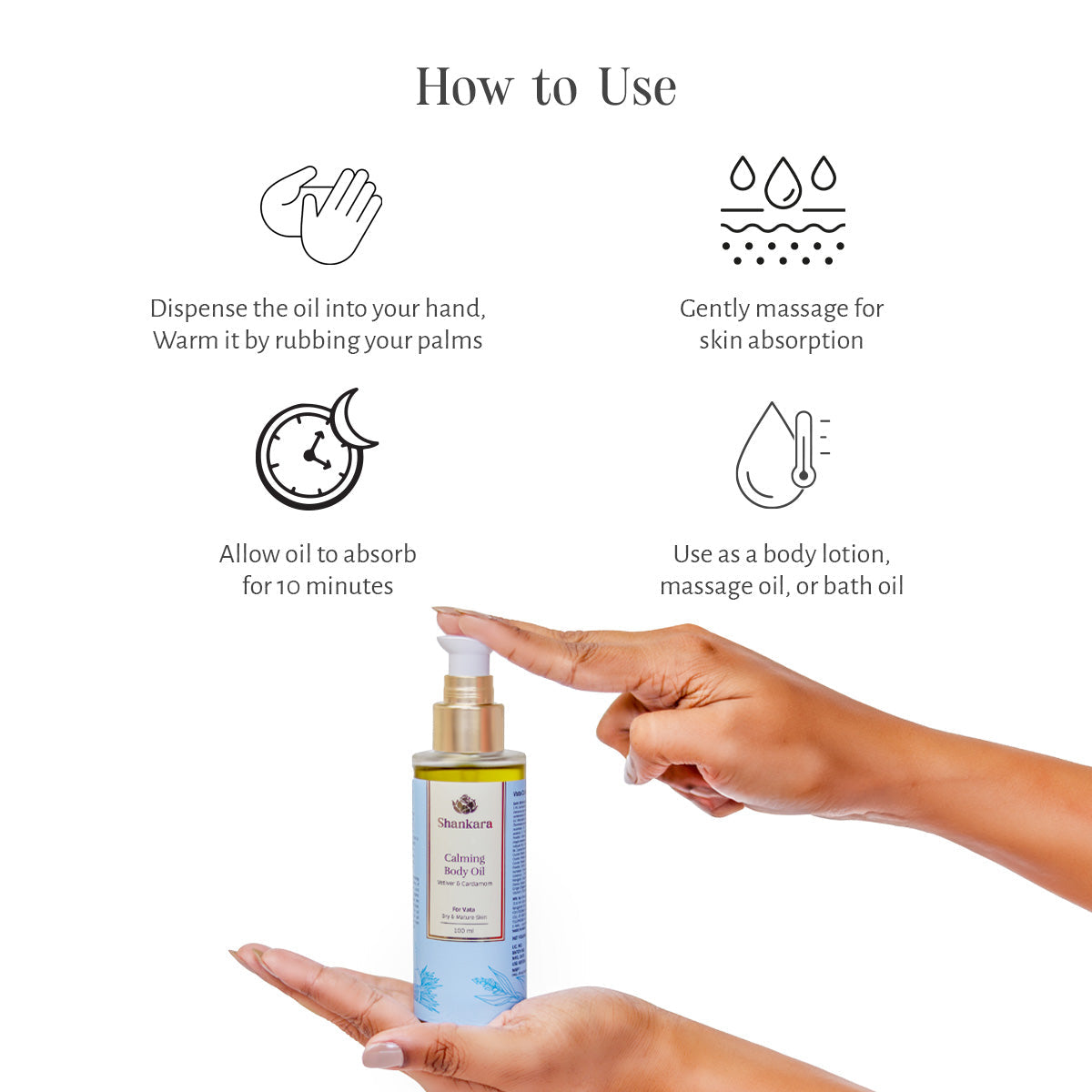 Calming Body Oil, by Shankara - 100 ml 100ml
